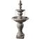 Teamson Home Outdoor Icy Stone 2-Tier Waterfall Fountain