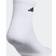 adidas Athletic Cushioned Quarter Socks 6 Pack M - White