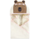 Hudson Animal Face Hooded Towel Boho Bear
