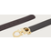 Ferragamo Adjustable And Reversible Gancini Buckle Belt - Black/Hickory
