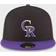 New Era Colorado Rockies Authentic Collection On Field 59FIFTY Structured Hat - Black/Purple