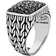 John Hardy Classic Chain Signet Ring - Silver/Sapphire