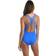 La Blanca Island Goddess Multi-Strap Cross-Back One Piece Swimsuit - Capri Blue