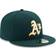 New Era Oakland Athletics Road Authentic Collection On Field 59FIFTY Performance Fitted Hat Men - Green