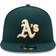 New Era Oakland Athletics Road Authentic Collection On Field 59FIFTY Performance Fitted Hat Men - Green