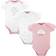 Hudson Baby Bodysuits 3-pack - Pink Clouds (10153035)