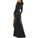 Mac Duggal Sequin Wrap Evening Gown - Black
