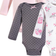 Hudson Preemie Long Sleeve Bodysuits 5-Pack - Pink Floral (10159516)