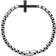 David Yurman Cross Bracelet - Silver/Diamonds