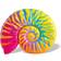 Intex Rainbow Seashell Badmadrass