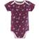 The Peanutshell Baby Girl Short Sleeve Bodysuits 5 Pack - Pink/Cheetah/Floral