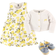 Hudson Dress, Cardigan, Shoes 3-Piece Set - Lemons (10155211)