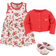 Hudson Dress, Cardigan, Shoes 3-Piece Set - Strawberries (10155206)