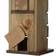 GlitzHome Two-Tiered Distressed Birdhouse with 3D Rustic Flowers 14.5"