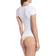 Yummie Short Sleeve Shaping Thong Bodysuit - White