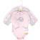 Hudson Baby Cotton Long-Sleeve Bodysuits 5-pack - Pink Gray Elephant