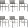 vidaXL 3072508 Patio Dining Set, 1 Table incl. 6 Chairs