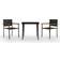 vidaXL 3099419 Patio Dining Set, 1 Table incl. 2 Chairs