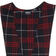 French Toast Girl's V-neck Pleated Plaid Jumper - Navy/Red