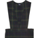 French Toast Girl's V-neck Pleated Plaid Jumper - Green/Navy Blue