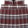 French Toast Girl's V-neck Pleated Plaid Jumper - Red Dark
