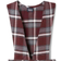 French Toast Girl's V-neck Pleated Plaid Jumper - Red Dark