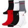 Nike Little Boy's Legend Crew Socks 6-pack - Black/Red/White