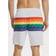 Nautica Pride Rainbow-Stripe 8" Swim Trunks - Natural