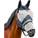 Horze Long Nose Horse Fly Mask - Light Brown/Black