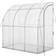 OutSunny Walk-In Greenhouse 7x4ft Stainless Steel Polycarbonate