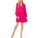 CeCe Women's Ruffled Clip-Dot Dress - Bright Rose