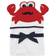 Hudson Animal Face Hooded Towel Mr. Crab