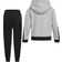 adidas Kid's Colourblock Fleece Jacket Set - Medium Grey Heather (FZ9604)