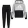 adidas Kid's Colourblock Fleece Jacket Set - Medium Grey Heather (FZ9604)