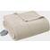 Beautyrest Heated Ribbed Blankets Beige (228.6x213.36cm)