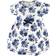 Touched By Nature Organic Cotton Dress & Cardigan - Navy Floral (10167895)