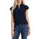 CeCe Pintucked Button Front Blouse - Navy