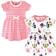 Touched By Nature Organic Cotton Dress 2-pack - Butterflies & Dragonflies (10167967)