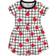 Touched By Nature Organic Cotton Dress 2-pack - Black Red Heart (10161130)