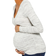 Motherhood Long Sleeve Side Ruched Maternity T Shirt Grey Spacedye