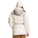 The North Face Nuptse Belted Mid Jacket - Gardenia White/Silver Grey
