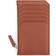 Royce New York Zip Leather Card Case - Tan