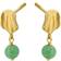 Pernille Corydon Ocean Hope Earsticks - Gold/Green