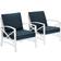Crosley Furniture Kaplan 2-pack Lounge Chair
