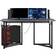 Quest NTense Gaming Desk with CPU Stand - Black