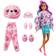 Mattel Barbie Cutie Reveal Fantasy Series Doll with Sloth Plush Costume & 10 Surprises