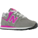 New Balance Little Kid's 574 Core - Grey with Pink