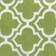 Design Imports Lattice Tablecloth Green
