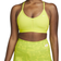 Nike Dri-FIT Indy Light-Support Padded V-Neck Sports Bra - Atomic Green/Atomic Green/Atomic Green/White