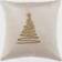 Safavieh Enchanted Evergreen Complete Decoration Pillows Beige, Gold (50.8x50.8)